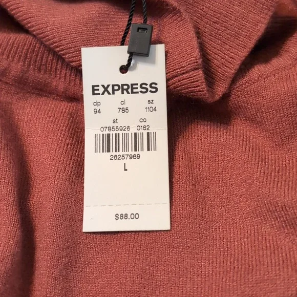 NWT - Express Sweater Dress - Deep Blush - Picture 5 of 6